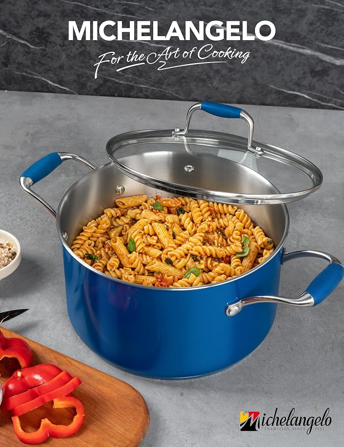 MICHELANGELO Stainless Steel Stock Pots - Image 8