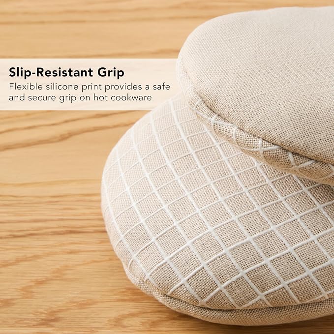 KITCHENAID Gourmet Series Gridlines Mini Oven Mitts 2-Pack Set, Heat Resistant - Image 7