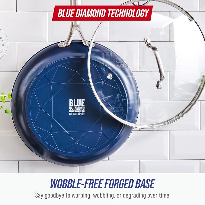 Blue Diamond 12" Nonstick Frying Pan - Image 6