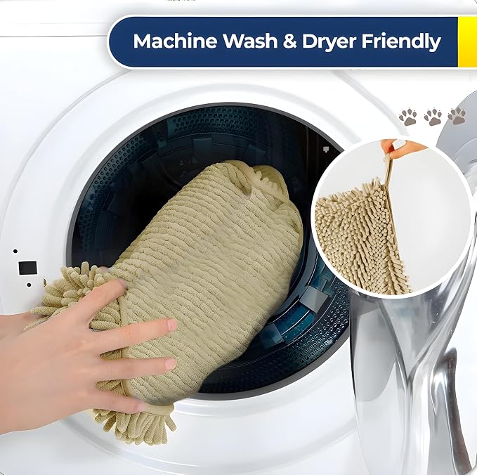 Muddy Mat Doggy Dryer, Highly Absorbent Microfiber Washable Dog Shammy Quick - Image 6