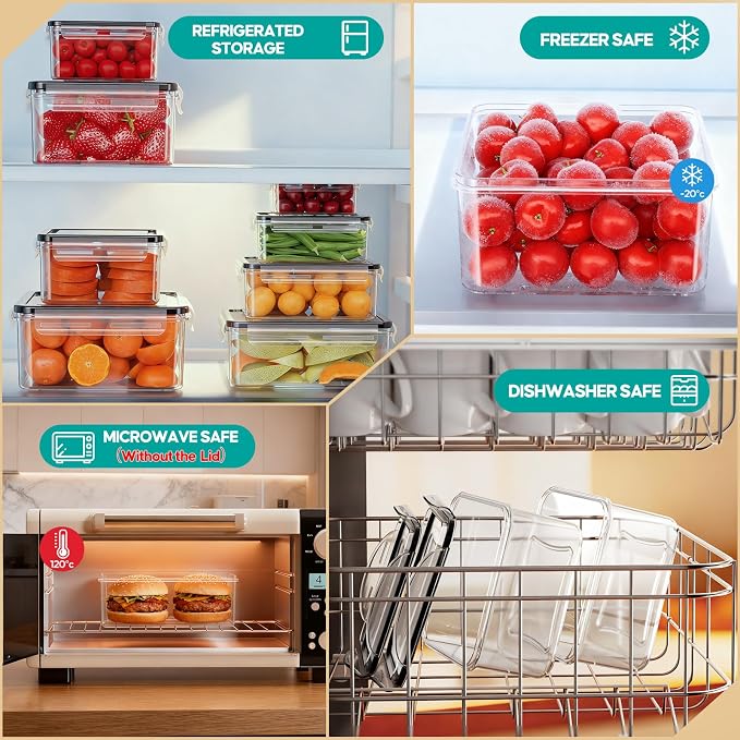 TOPCHASE 40 PCS Food Storage Containers - Image 6
