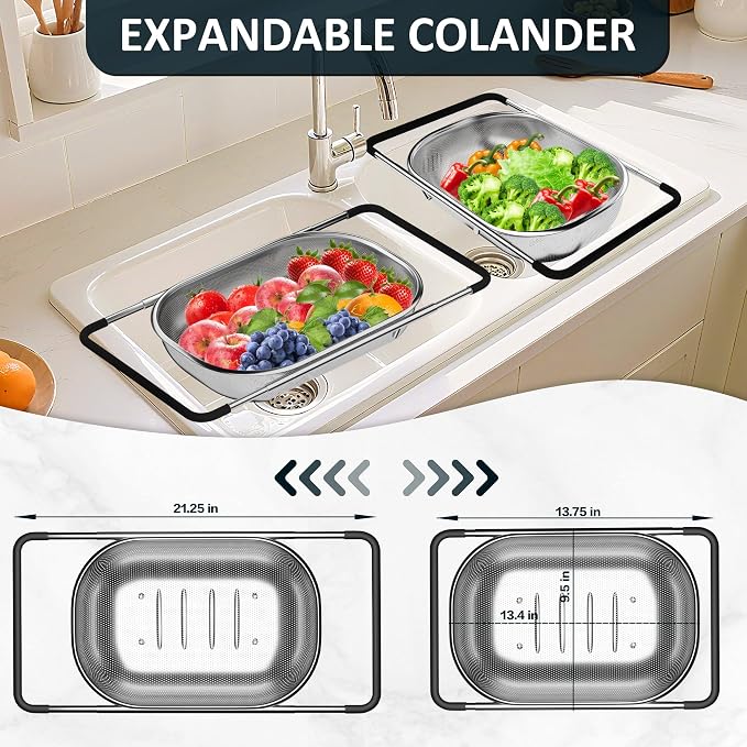 Over the Sink Colander - Image 6
