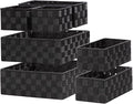 Posprica Small Baskets for Organizing Woven Storage for Shelves, Decorative by Posprica