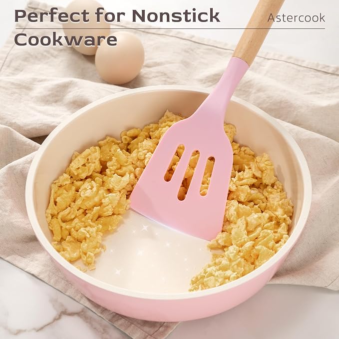 Astercook Kitchen Utensils set, 446°F Heat Resistant Food Grade Utensil Sets - Image 3