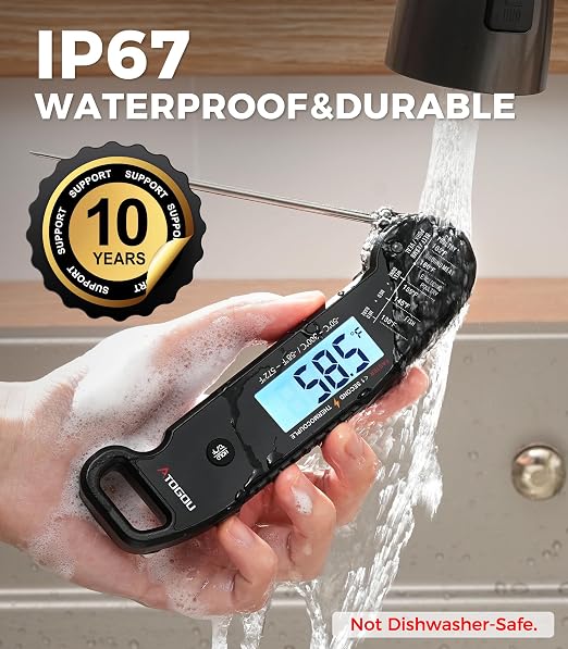 Atogou Meat Thermometer, Professional Food Thermometer, <1 Sec Instant Read - Image 5