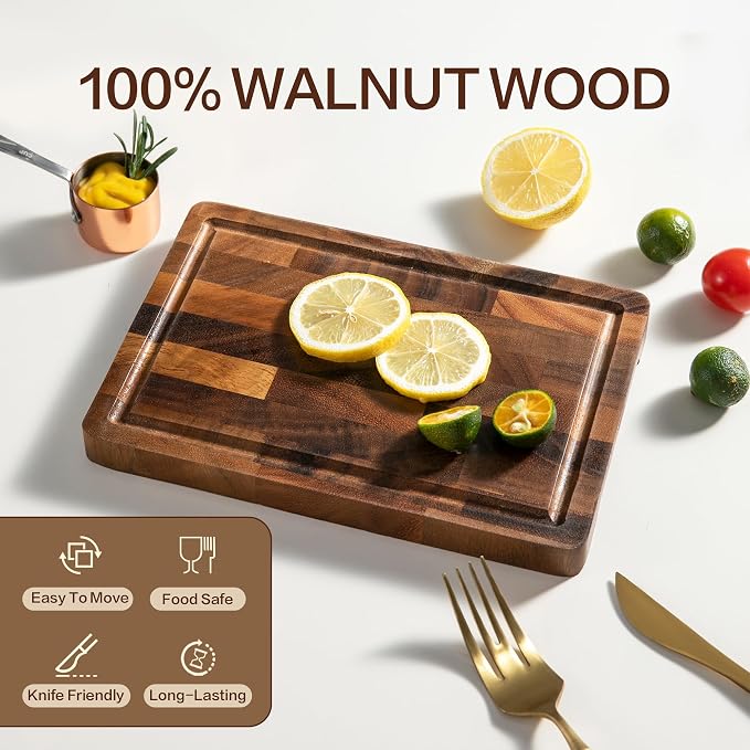 Walnut Wood Cutting Board, Small End Grain Cutting Boards - Image 4