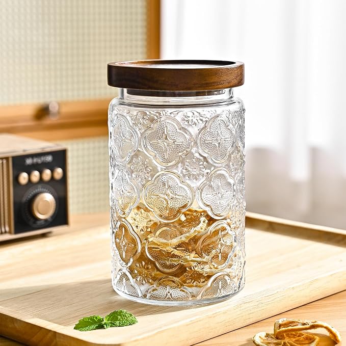 Adodeen 32oz Vintage Glass Jars - Image 5