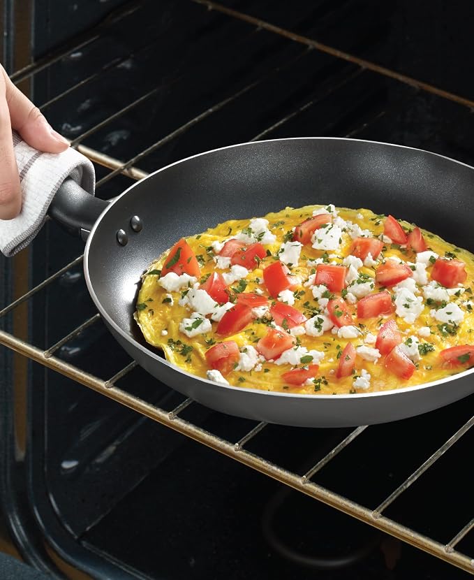T-fal Initiatives Nonstick Cookware Set 18 Piece, Oven Broiler Safe 350F - Image 7