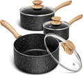 MICHELANGELO Saucepan Set, Nonstick Sauce Pans by Michelangelo