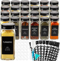 AISIPRIN 24 Pcs Glass Spice Jars by AISIPRIN