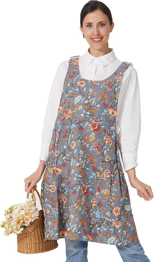 Cozy Adjustable Cross Back Aprons by APRONNER