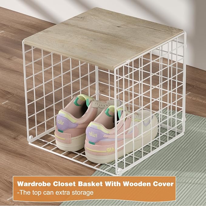 3PCS Stackable Closet Organizers and Storage, Closet Shelves - Image 4