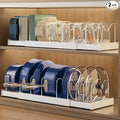 Magheo 2 Pack Expandable Food Storage Container Lid Organizers by COMFORTYOURHOME