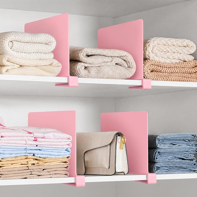 HBlife 6 Pack Closet Organizers and Storage, Vertical Purse Organizer - Image 6