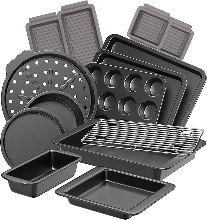 HONGBAKE Bakeware Sets, Baking Pans Set by HONGBAKE