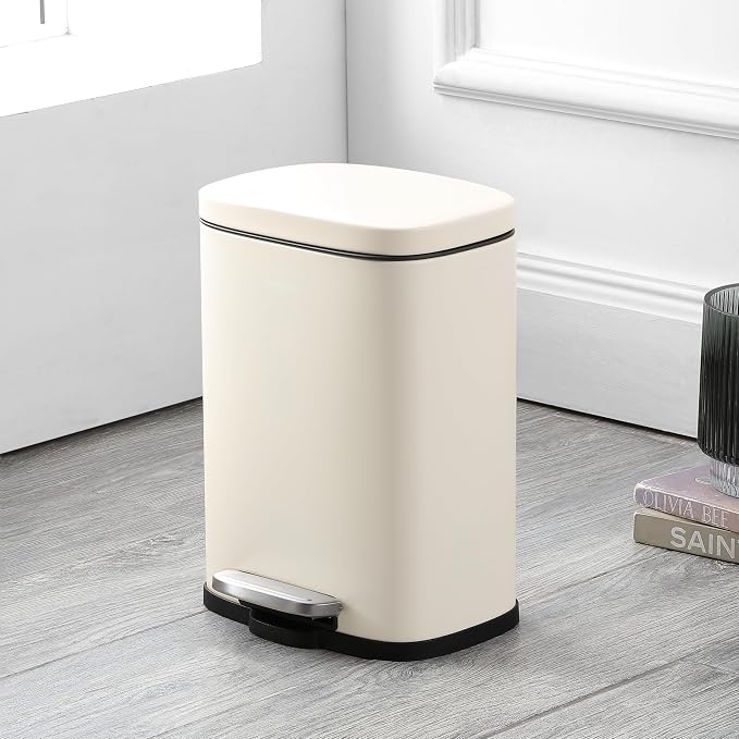 happimess HPM1006F Connor Rectangular 13-Gallon Trash Can - Image 7