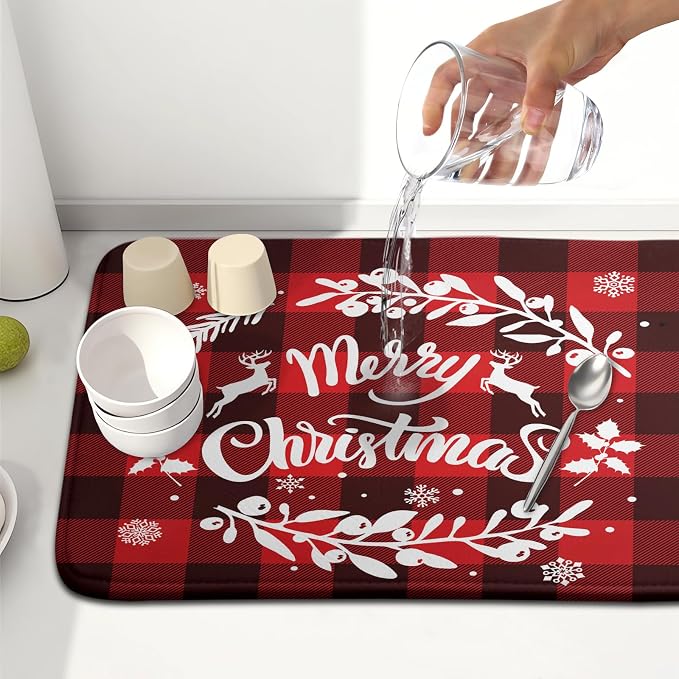 Merry Christmas Dish Drying Mat - Image 6