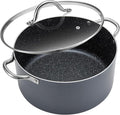 BEZIA 12 Quart Cooking Pot, Large Non Stick Induction Stock Pots by BEZIA