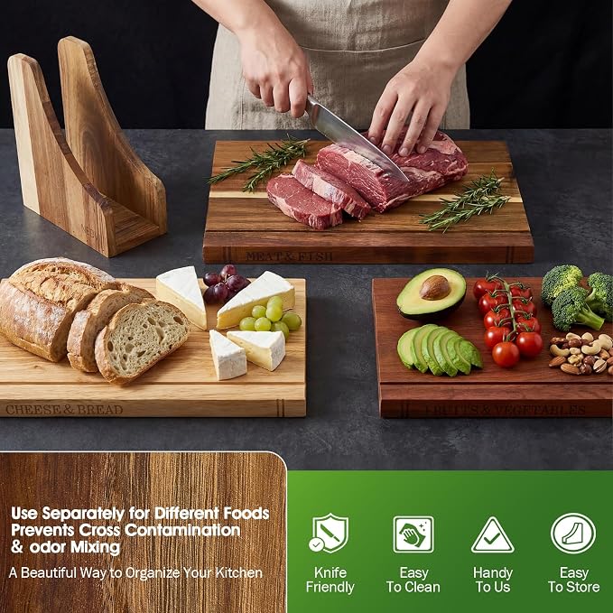 NEDVI Book Cutting Board Set - Image 3