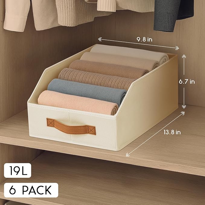 Homsorout Fabric Storage Bins for Organizing - Image 2