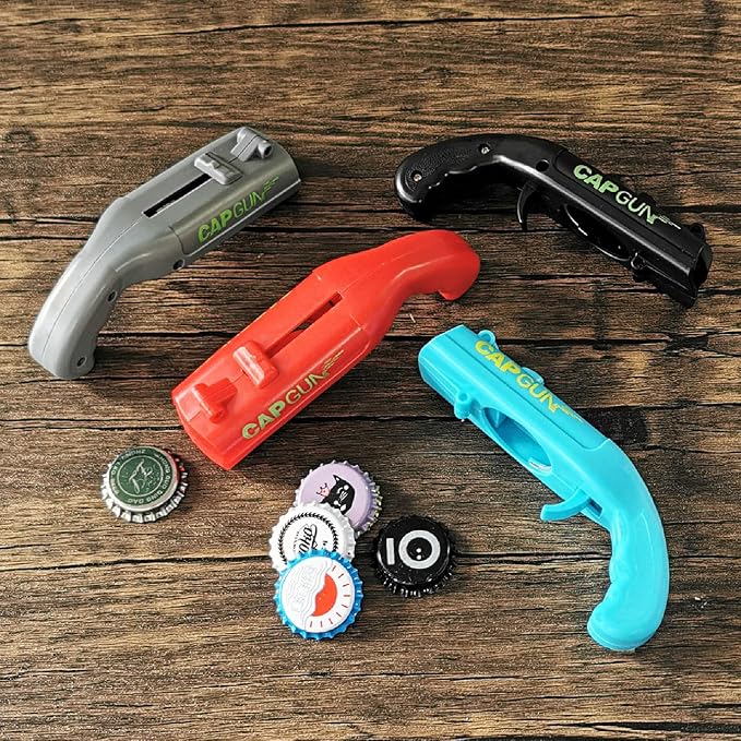 cap gun bottle opener launcher shooter funny shooting gun creative beverage - Image 4