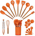 Silicone Kitchen Utensils Set & Holder: Cooking Utensils Set by Smirly