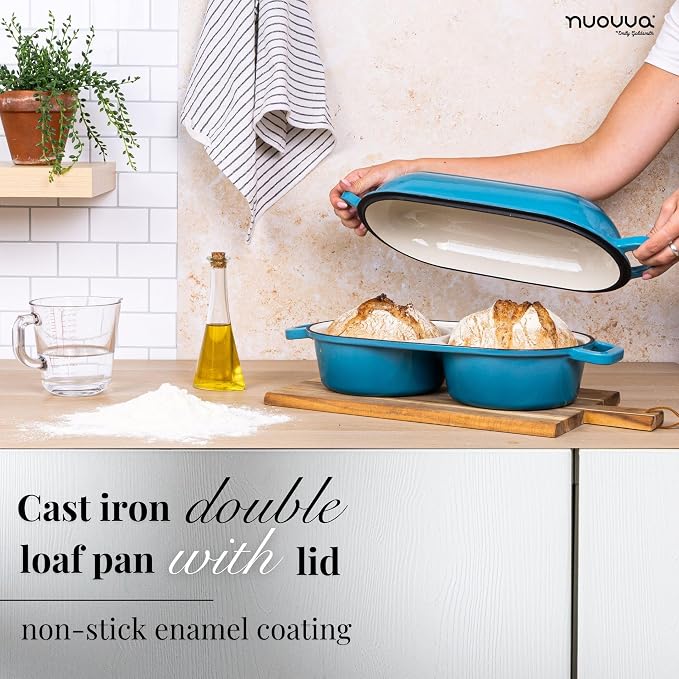 Dutch Oven For Sourdough Bread Baking – Enamelled Cast Iron Bread Loaf Pot – - Image 5