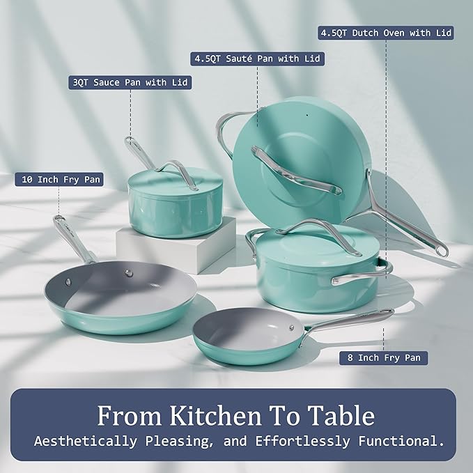 CookinCraze Stock Pot 4.5qt Dutch Oven - Image 3