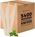 Wooden Disposable Knives by Purpleclay