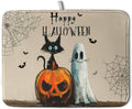 Happy Halloween Dish Drying Mat by Kwlegh