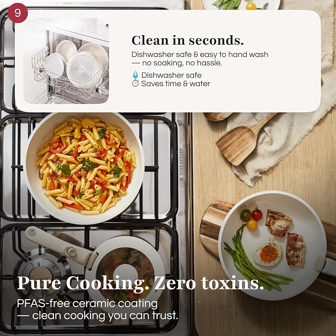 GOURMETIFIC® Pots and Pans Cookware Set - Image 6