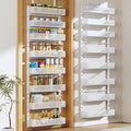 Pantry Door Organizers and Storage, 8-Tier Large Metal Heavy-Duty Frame Over by DAOTENGQL