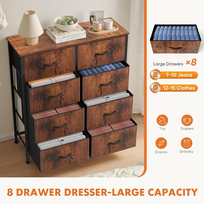Sweetcrispy Dresser for Bedroom - Image 6