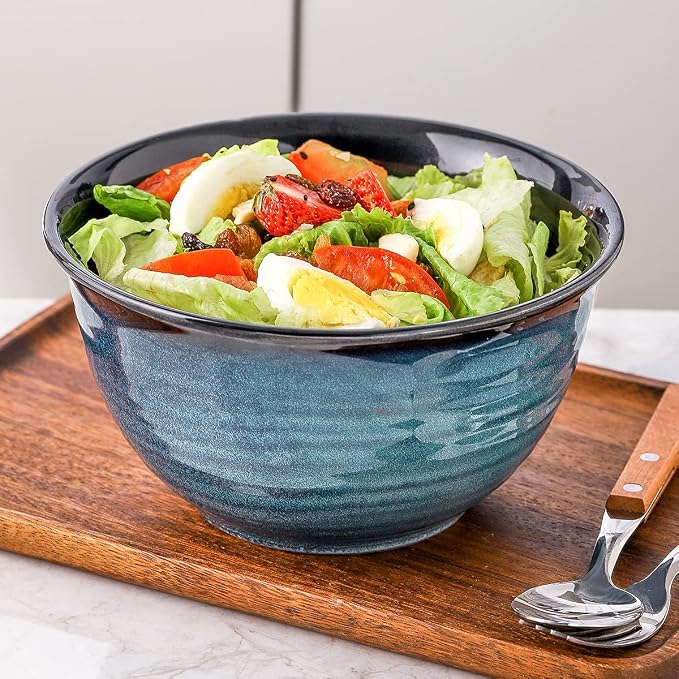 HASENSE Soup Bowls for Kitchen, 40 Ounce Large Cereal Bowls, 7 Inch Ceramic - Image 8