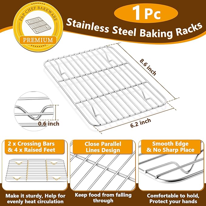 P&P CHEF 9 Inch Baking Sheet Pan - Image 3