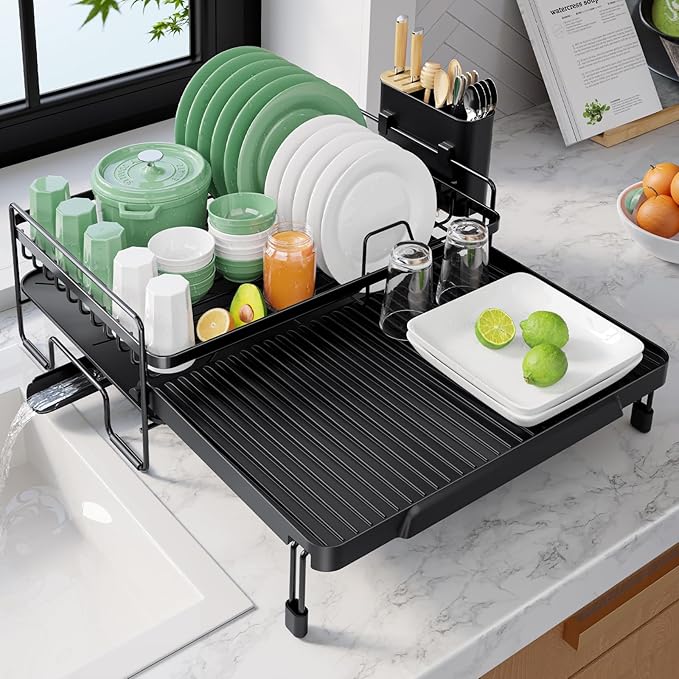 Kitsure Extendable Dish Drying Rack by Kitsure