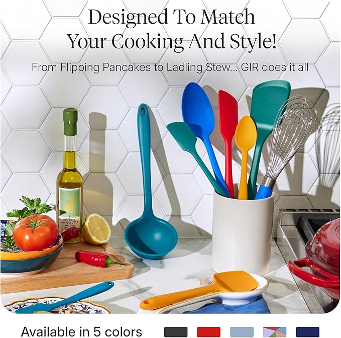 GIR: Get It Right 10-Piece Silicone Ultimate Kitchen Utensil Set – Spatulas - Image 6