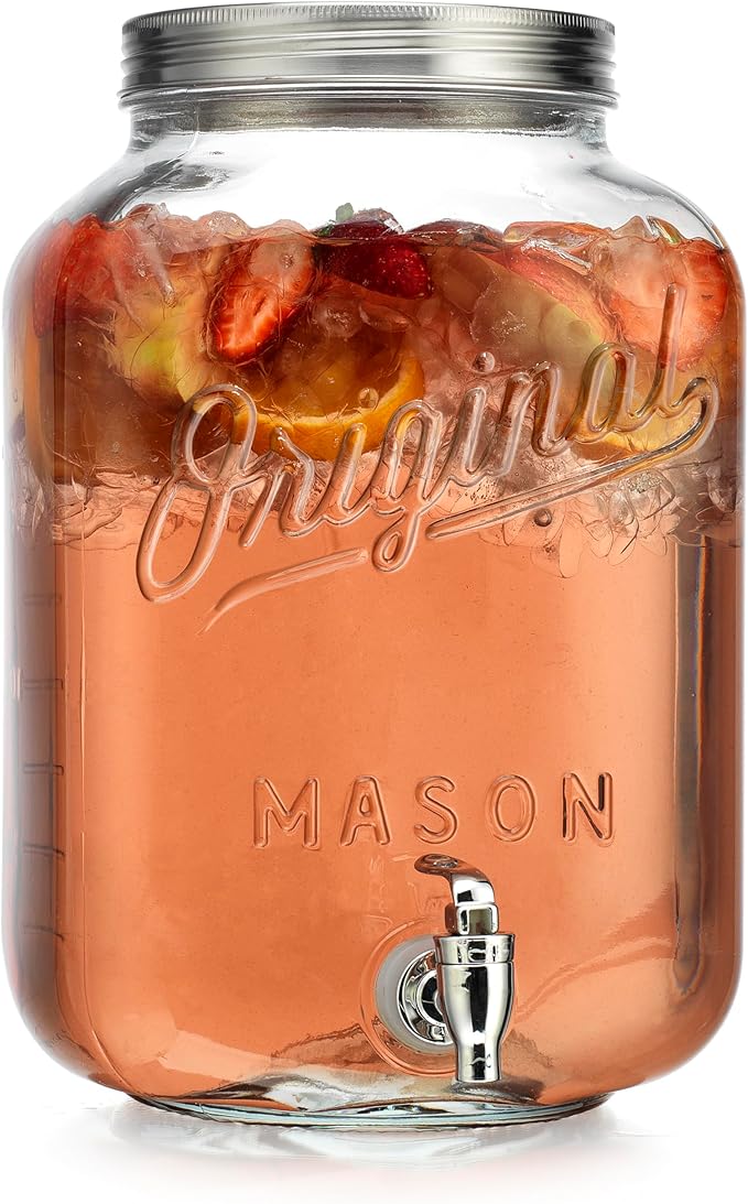 2 GALLON Glass Drink Dispensers - Image 7