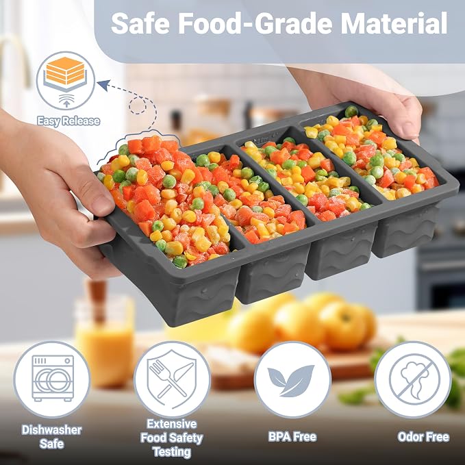 Silicone Freezer Molds for Soup - Image 4