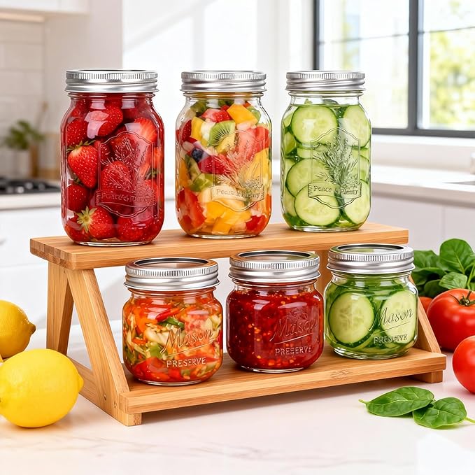 Eathtek 8 oz Glass Mason Jars - Image 7