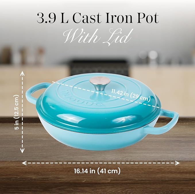 Shallow Cast Iron Casserole - Image 2