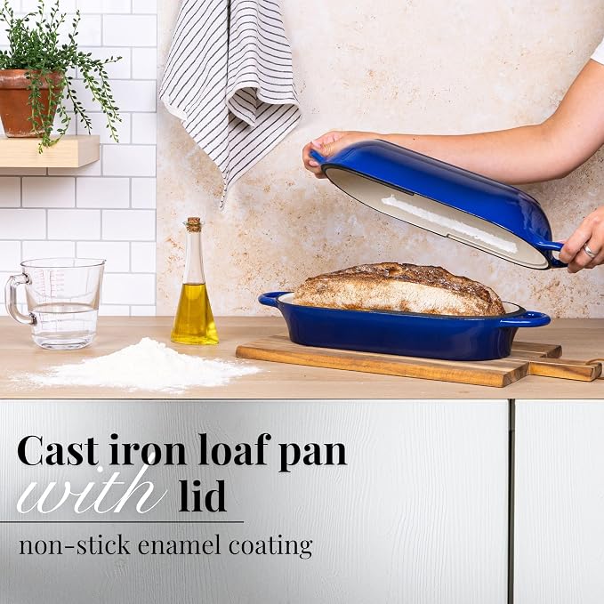 Enamelled Cast Iron Bread Loaf Pot – Dutch Oven - Image 5