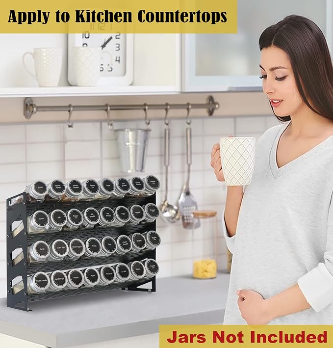 4 Tier Countertop Spice Rack Organizer - Image 7