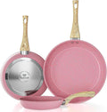 Frying Pan Nonstick Set, Non Stick Fry Pan Set PFOA-Free Omelet Pan, Toxin-Free by Innerwell