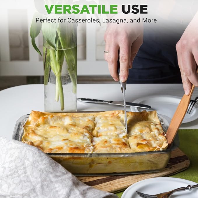 NutriChef 8-Piece Deep Glass Baking Dish - Image 6