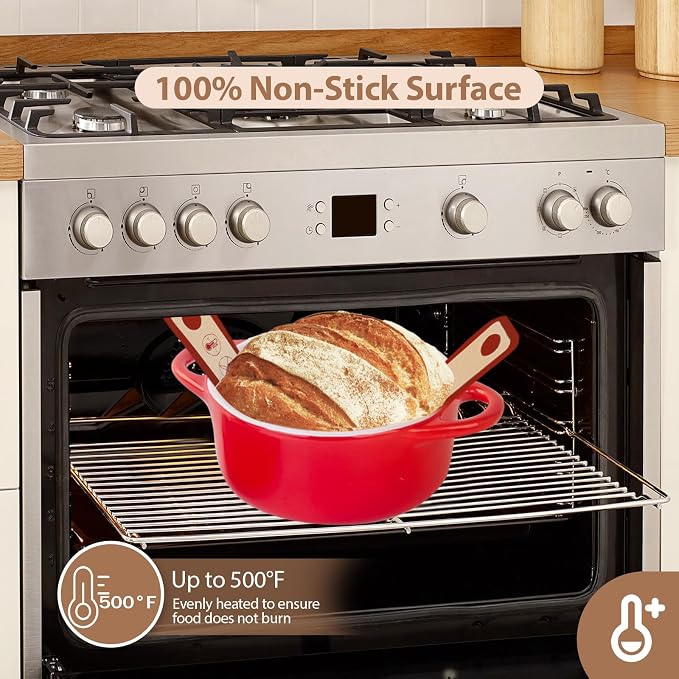 Silicone Bread Sling for Dutch Oven, Easy and Safe Sourdough Transfer, - Image 4