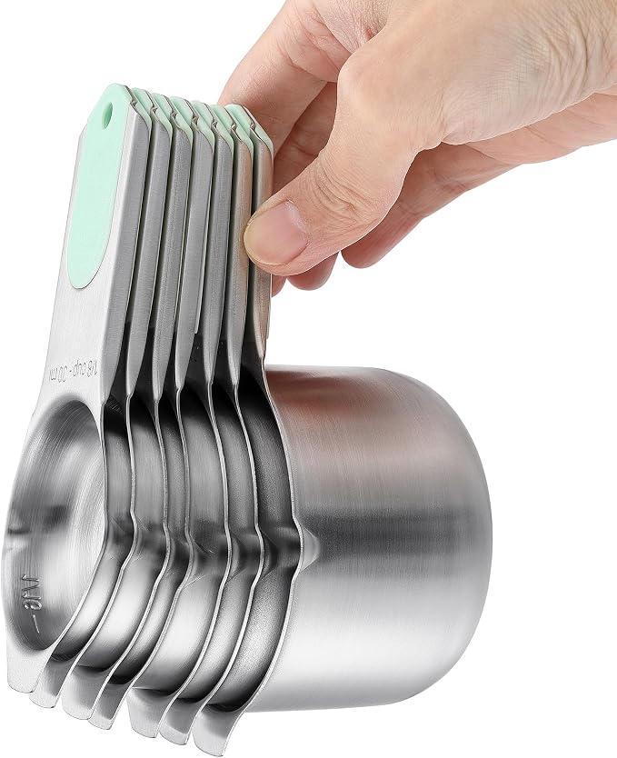 Spring Chef Magnetic Measuring Cups & Spoons Set, Strong N45 Magnets, Heavy - Image 9