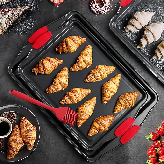 Baking Sheet Set, 3-Piece Cookie Sheet Set - Image 8