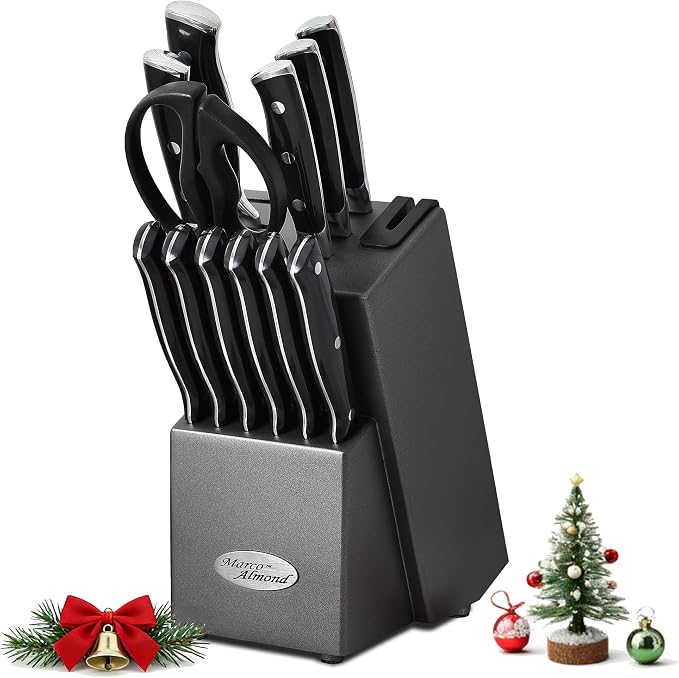 Marco Almond® Kitchen Knife Set by MarcoAlmond