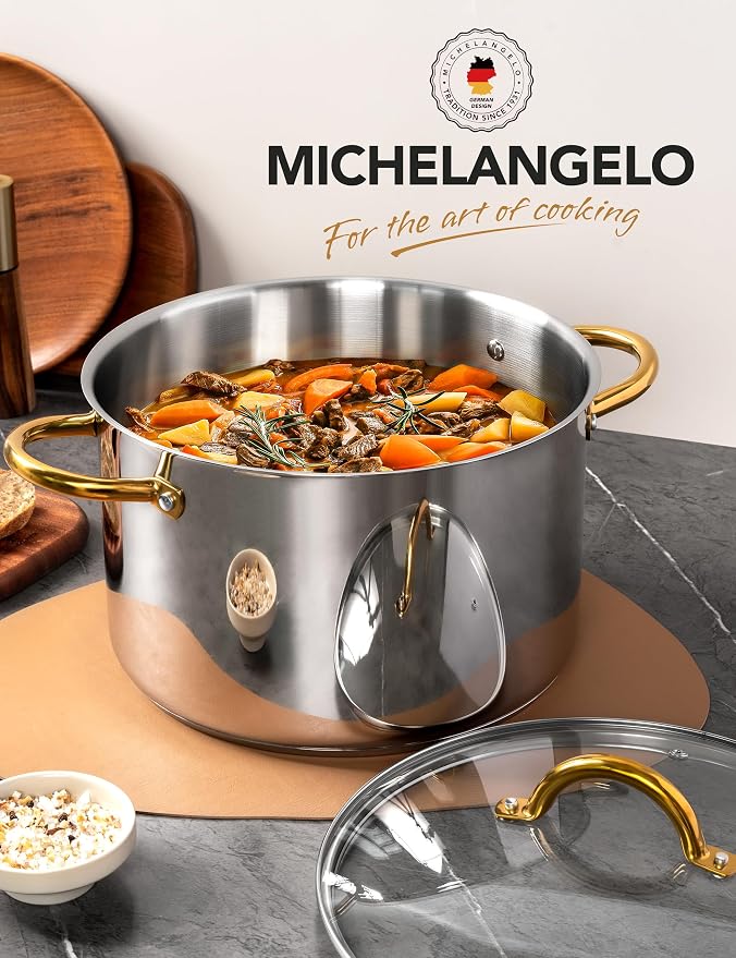 MICHELANGELO Stainless Steel Pots - Image 7